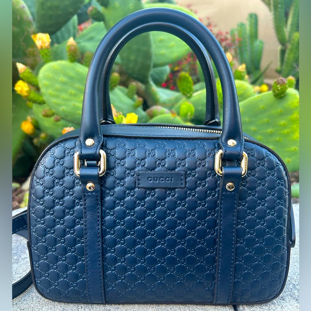 Gucci Microguccisima Satchel Crossbody Bag